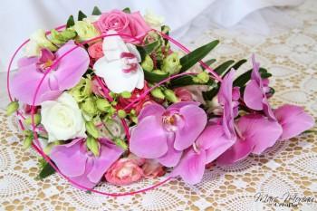 Bouquet de mariée orchidée 90-120€