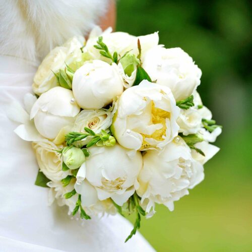 Bouquet rond pivoine Bouquet rond pivoine